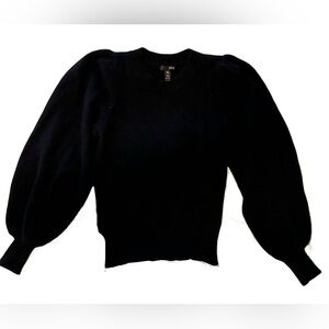 100% Cashmere Balloon Sleeve Sweater